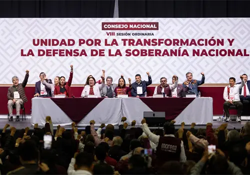 Aprueba Morena pol&iacute;tica de alianzas rumbo a 2027