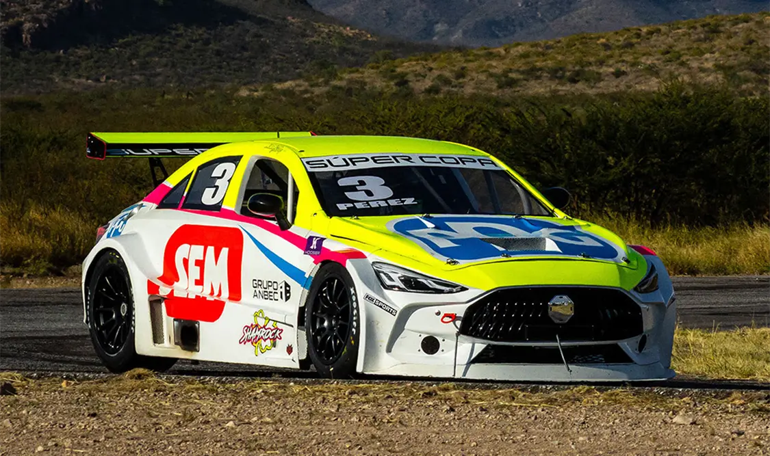 Shamrock Racing afrontará dos competencias de GTM Pro 1 en el trazado regiomontano de 3,250 metros de longitud. Cortesía
