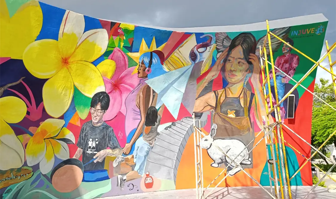 Estudiantes de Artes Visuales representan diversidad, creatividad e identidad de las nuevas generaciones. Cortesía