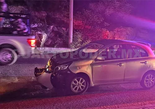 Choque entre tres salda con par de lesionados Choque entre tres salda con par de lesionados