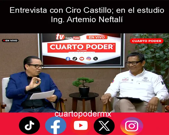 Entrevista con Ciro Castillo; en el estudio Ing. Artemio Neftal&iacute;