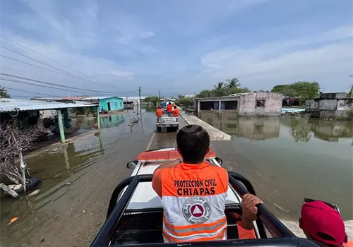 Mar de fondo y colapso de puente, da&ntilde;os de las lluvias