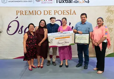 Entregan Premio de Poes&iacute;a &Oacute;scar Oliva