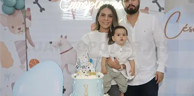 C&eacute;sar cumple su primer a&ntilde;ito