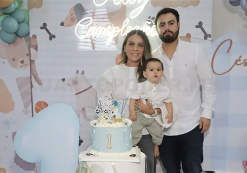 C&eacute;sar cumple su primer a&ntilde;ito