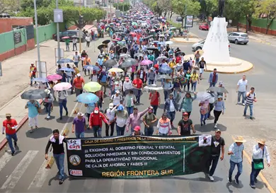 Anuncia CNTE bloqueos y marcha en la capital