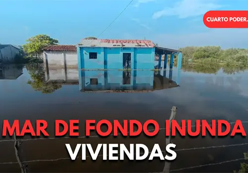 Mar de fondo afecta a m&aacute;s 378 familias