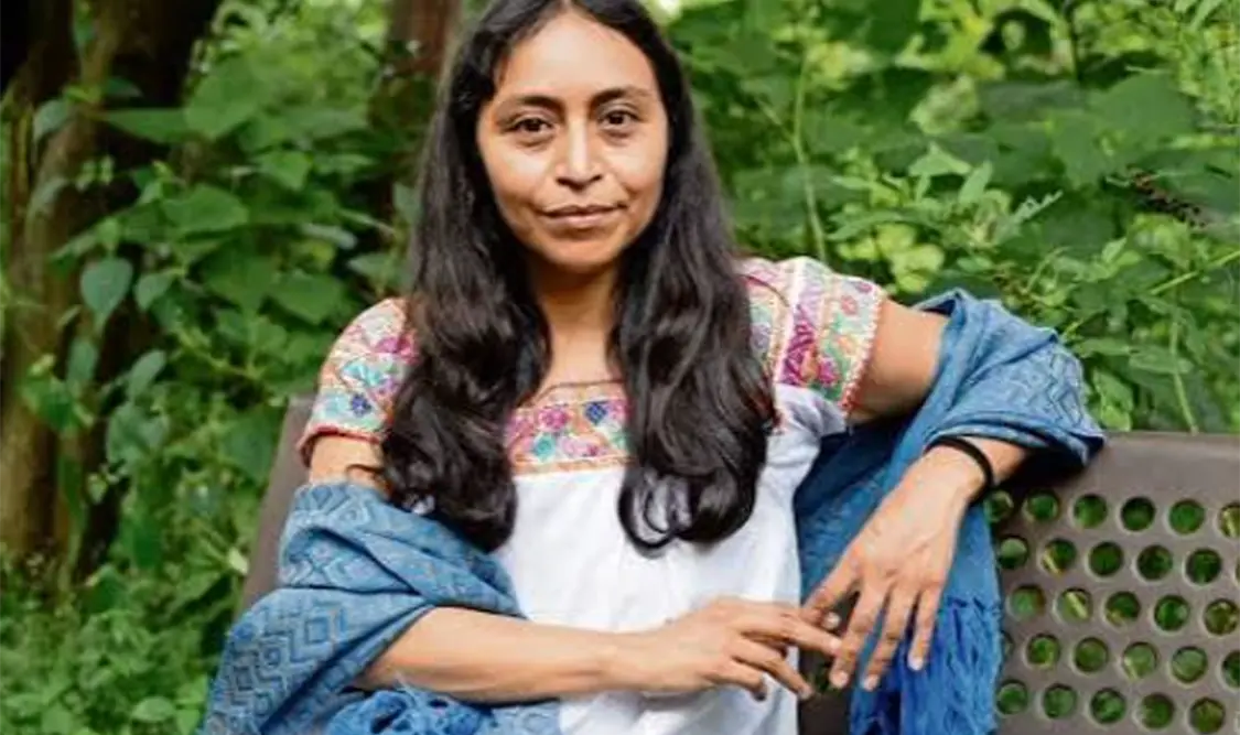 Claudia Marinclán, artista escénica de origen náhuatl. Cortesía