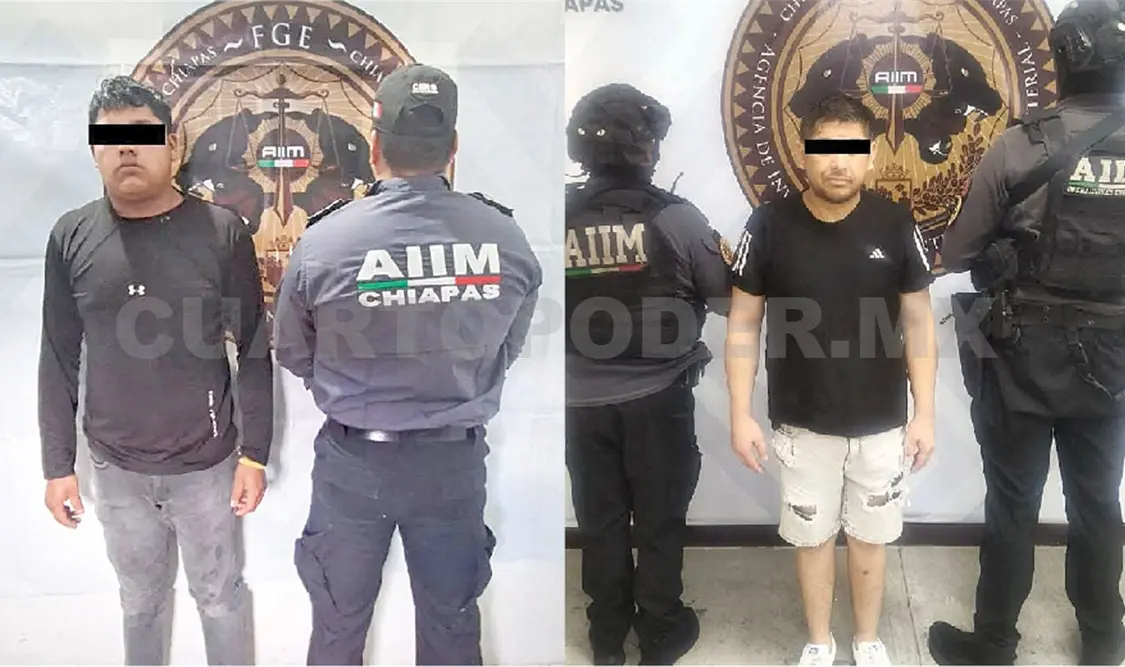 Aprehendieron a William “N”, presunto responsable de trata de personas en Comitán; por tráfico de influencias, arrestaron a Luis Alejandro “N”. CP