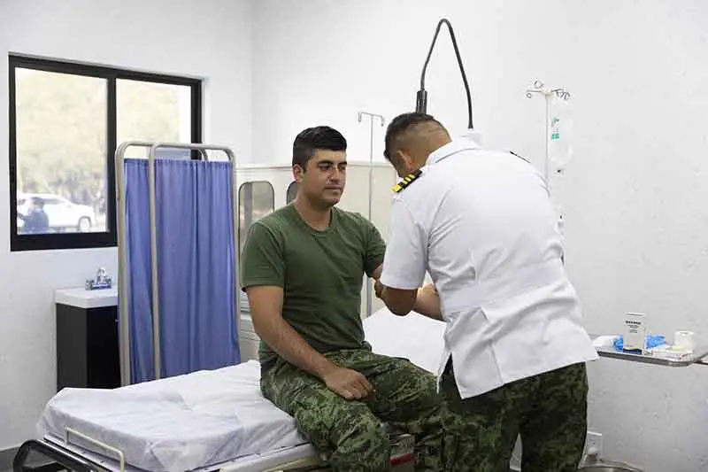 Defensa niega desabasto de medicamentos en hospitales militares. Cortesía