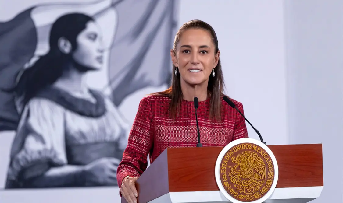 La mandataria federal abordo temas de seguridad pública, salud y economía. Cortesía