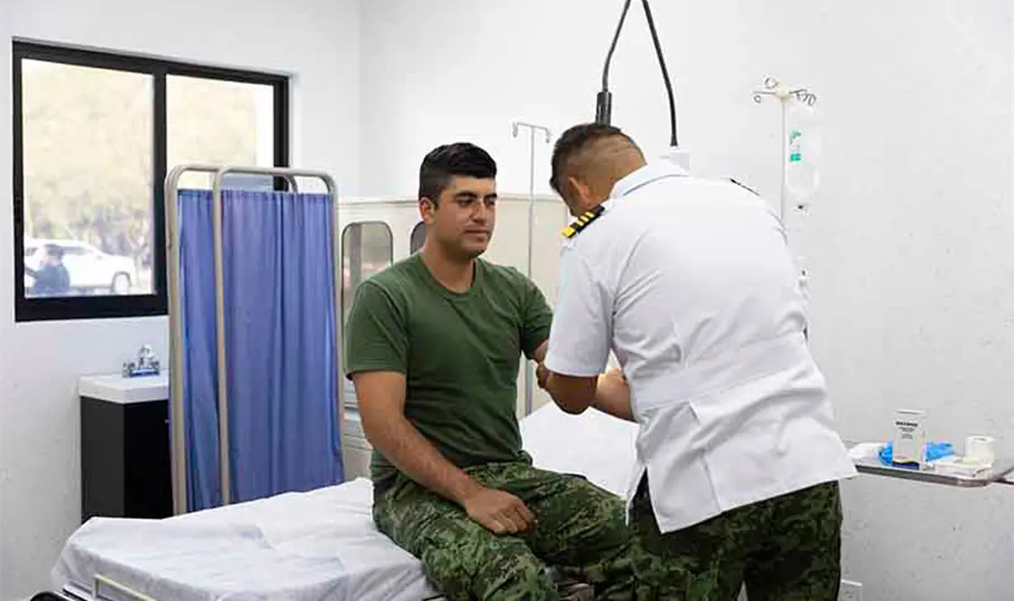 Defensa niega desabasto de medicamentos en hospitales militares. Cortesía