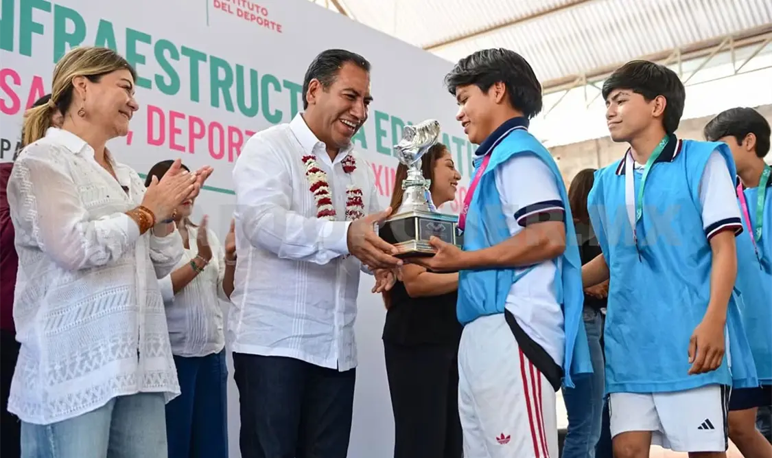 Expusieron que próximamente se realizará la construcción de una unidad deportiva. Cortesía