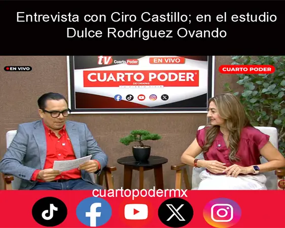 Entrevista con Ciro Castillo; en el estudio Dulce Rodríguez Ovando Entrevista con Ciro Castillo; en el estudio Dulce Rodríguez Ovando
