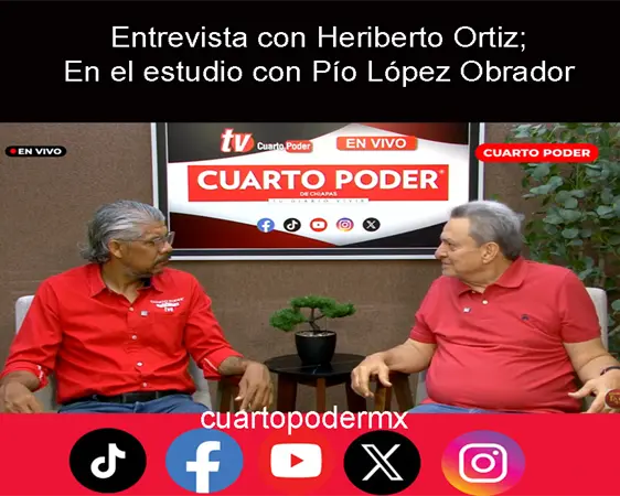 Entrevista con Heriberto Ortiz; En el estudio con P&iacute;o L&oacute;pez Obrador
