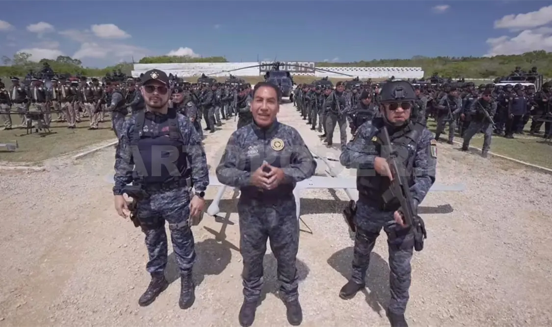 Se realizó una actuación de los elementos cuando se da una persecución terrestre seguido desde el aire. CP