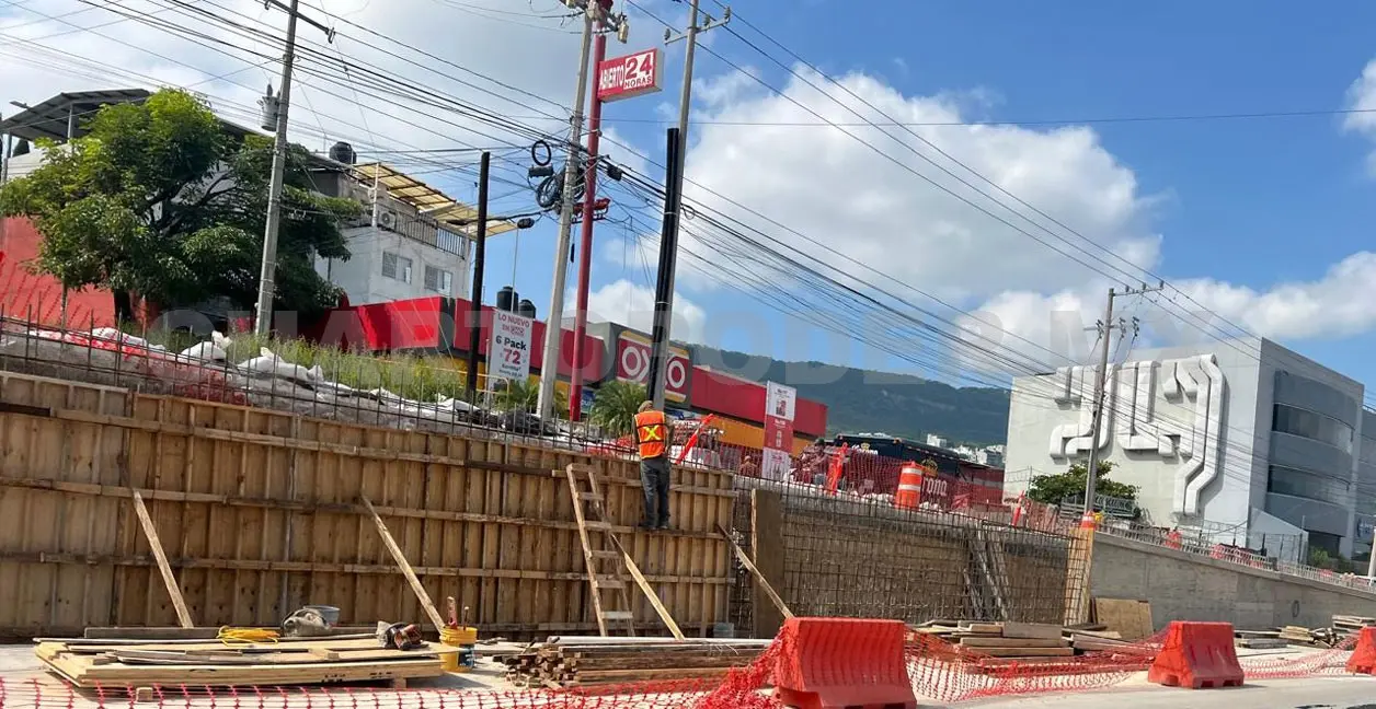 Aspecto de los trabajos en la zona de salvamento. CP