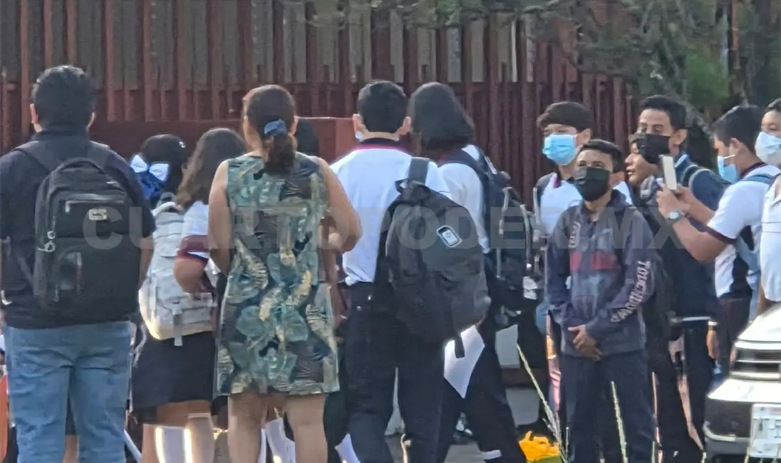 En varias escuelas del Soconusco se han presentado casos de enfermedades respiratorias. Cortesía