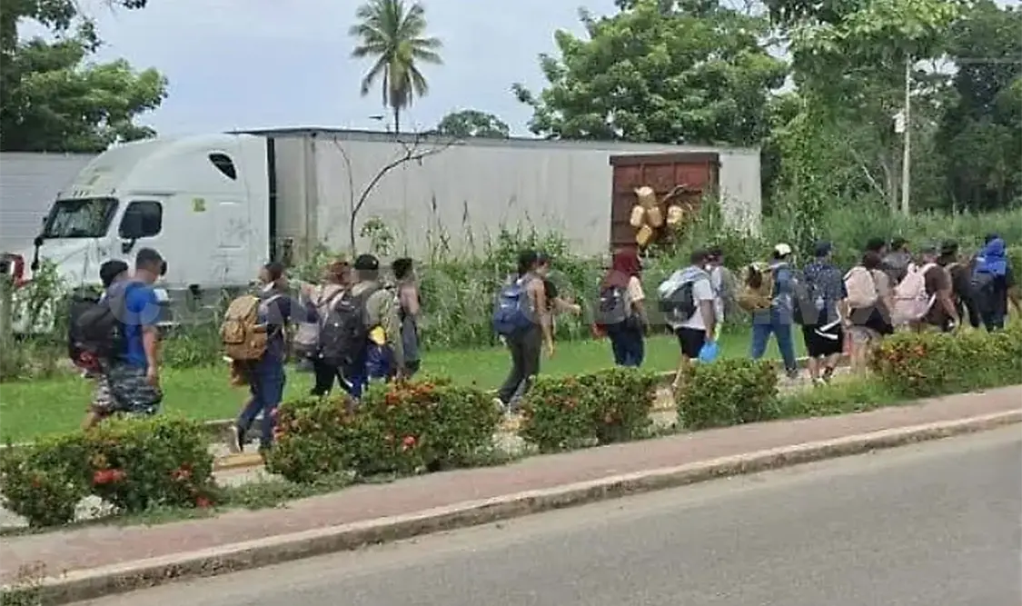 El grupo ingresó por la mañana a territorio nacional. Rafael Victorio / CP