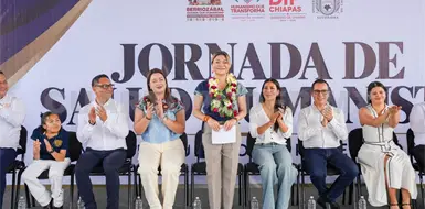 Encabeza Sofía Espinoza Jornada de Salud Humanista Encabeza Sofía Espinoza Jornada de Salud Humanista