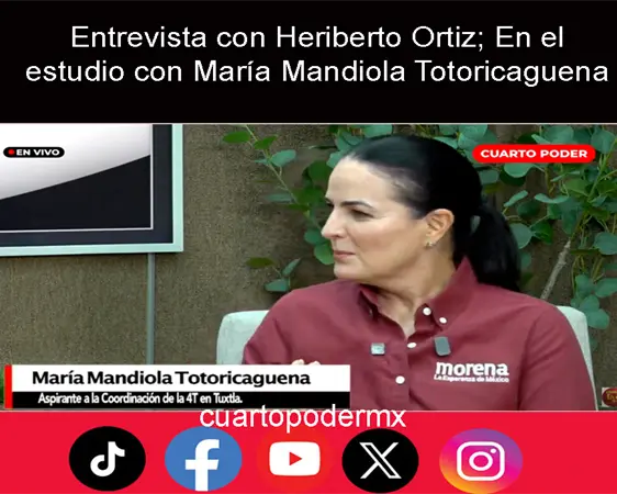 Entrevista con Heriberto Ortiz; En el estudio con María Mandiola Totoricaguena Entrevista con Heriberto Ortiz; En el estudio con María Mandiola Totoricaguena
