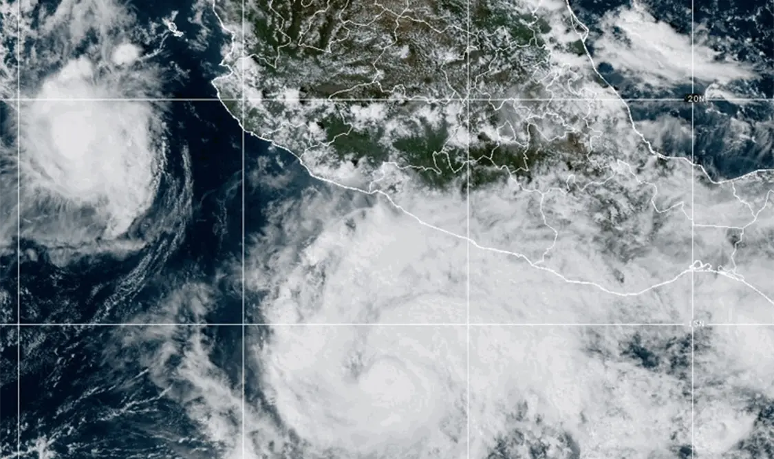 Frente frío 2 y huracán “Trudy” dejarán lluvias