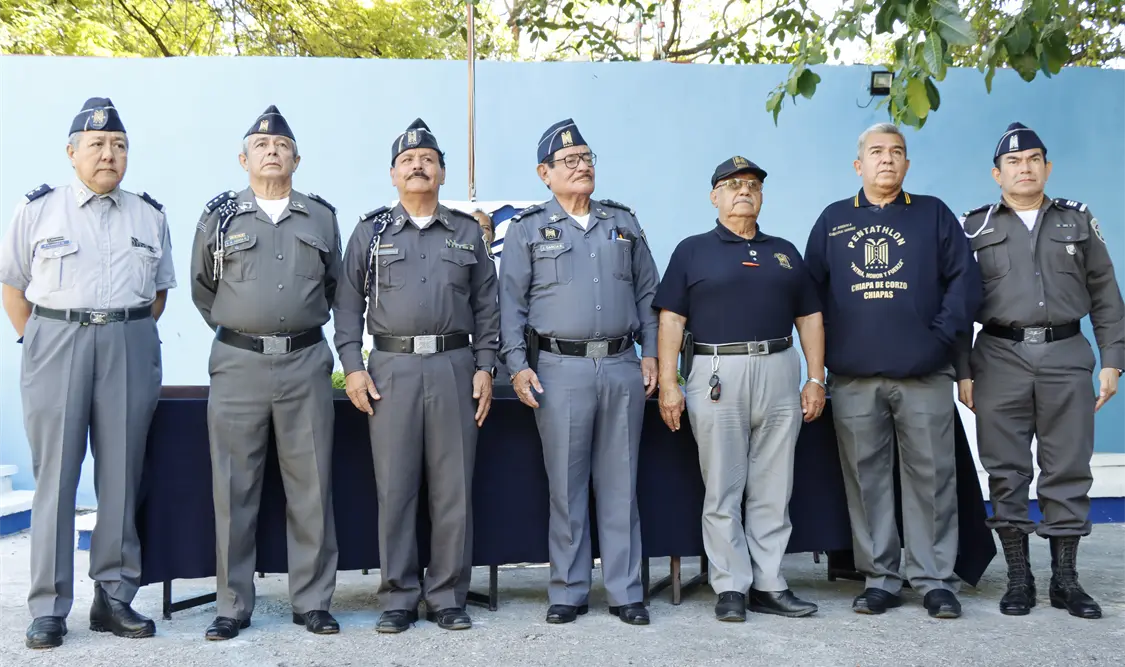 José García Requena pasó casi cuatro décadas de su vida al frente de la VIII Zona Chiapas del Pentathlón Deportivo Militarizado Universitario. Diego Pérez/CP
