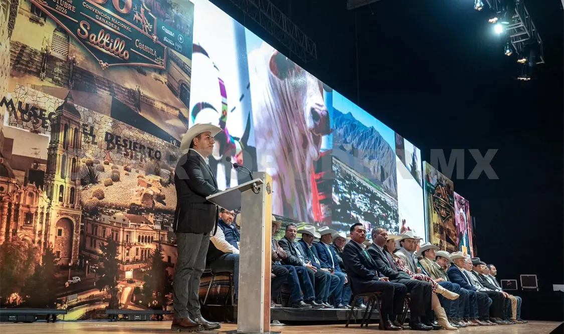 El gobernador presenció la 90.ª edición de este encuentro ganadero. Cortesía