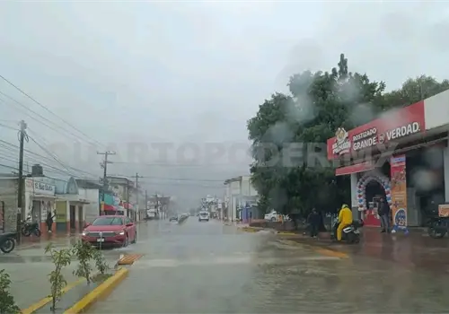 Nuevo periférico norte presenta inundación Nuevo periférico norte presenta inundación