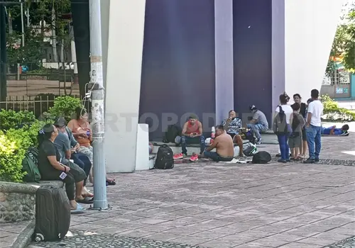 Permanece caravana migrante en Tapachula