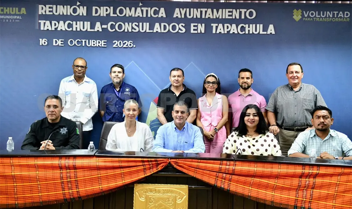 Se realizó una reunión diplomática entre el Gobierno Municipal y representantes consulares. Cortesía