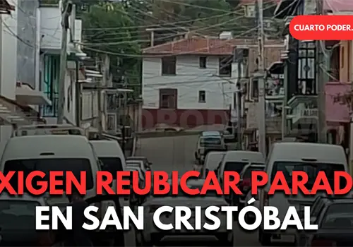 Piden reubicar parada de transporte for&aacute;neo