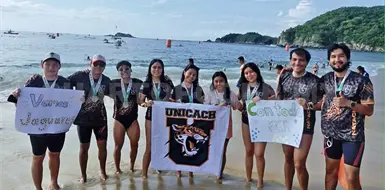 Jaguares Unicach destaca en aguas abiertas Jaguares Unicach destaca en aguas abiertas