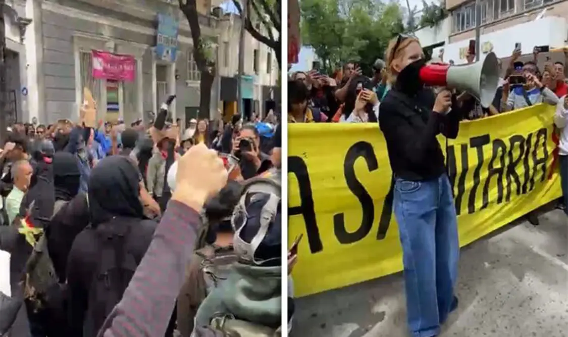 Disturbios frenan marcha por el agua limpia