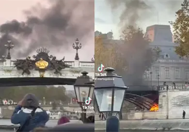 Guía turística recorre París en el caos y se viraliza Guía turística recorre París en el caos y se viraliza