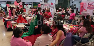 Realizan 3ra edici&oacute;n del Bazar Rosa