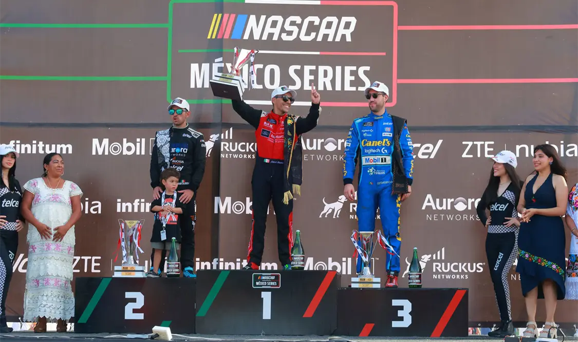 Queda una sola fecha para definir al campeón absoluto de Nascar México Series. Cortesía