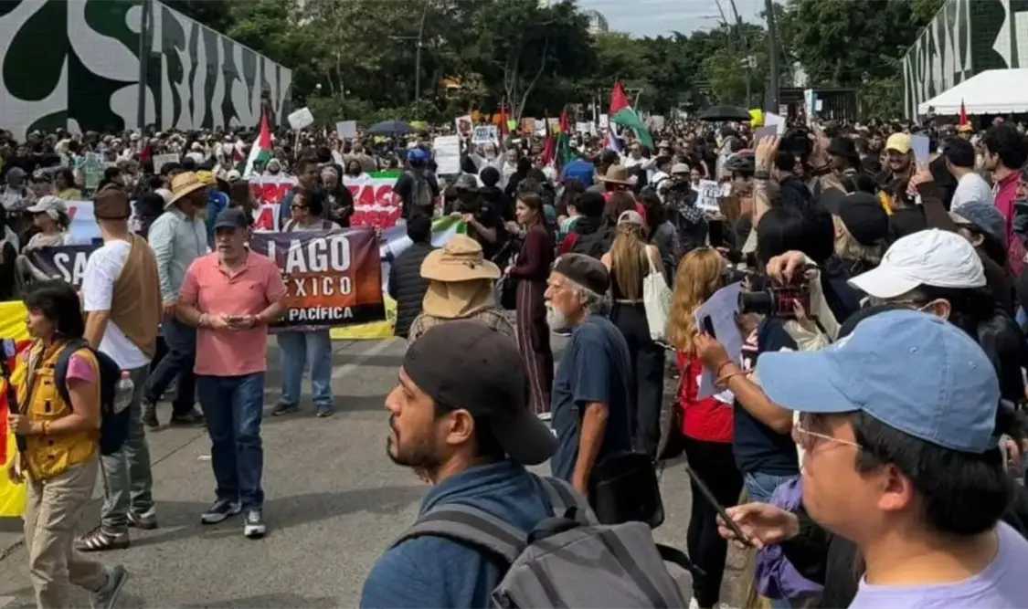 La oposición acusa de intereses políticos tras destrozos en segunda marcha por el agua en Guadalajara. Cortesía