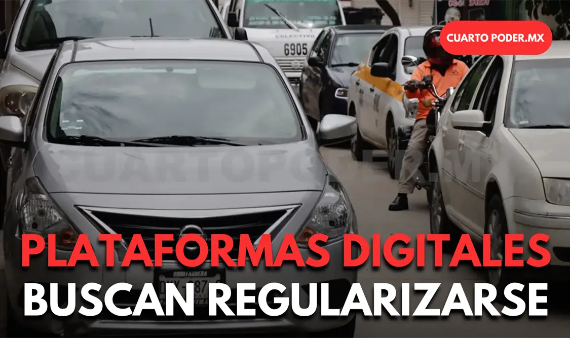 Trabajan en paz plataformas y los taxis en la capital
