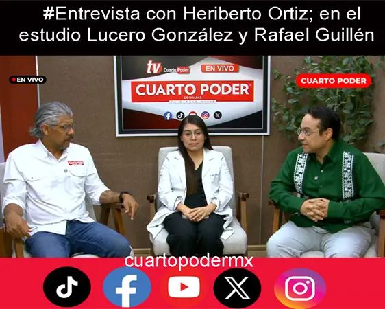#Entrevista con Heriberto Ortiz; en el estudio Lucero González y Rafael Guillén #Entrevista con Heriberto Ortiz; en el estudio Lucero González y Rafael Guillén