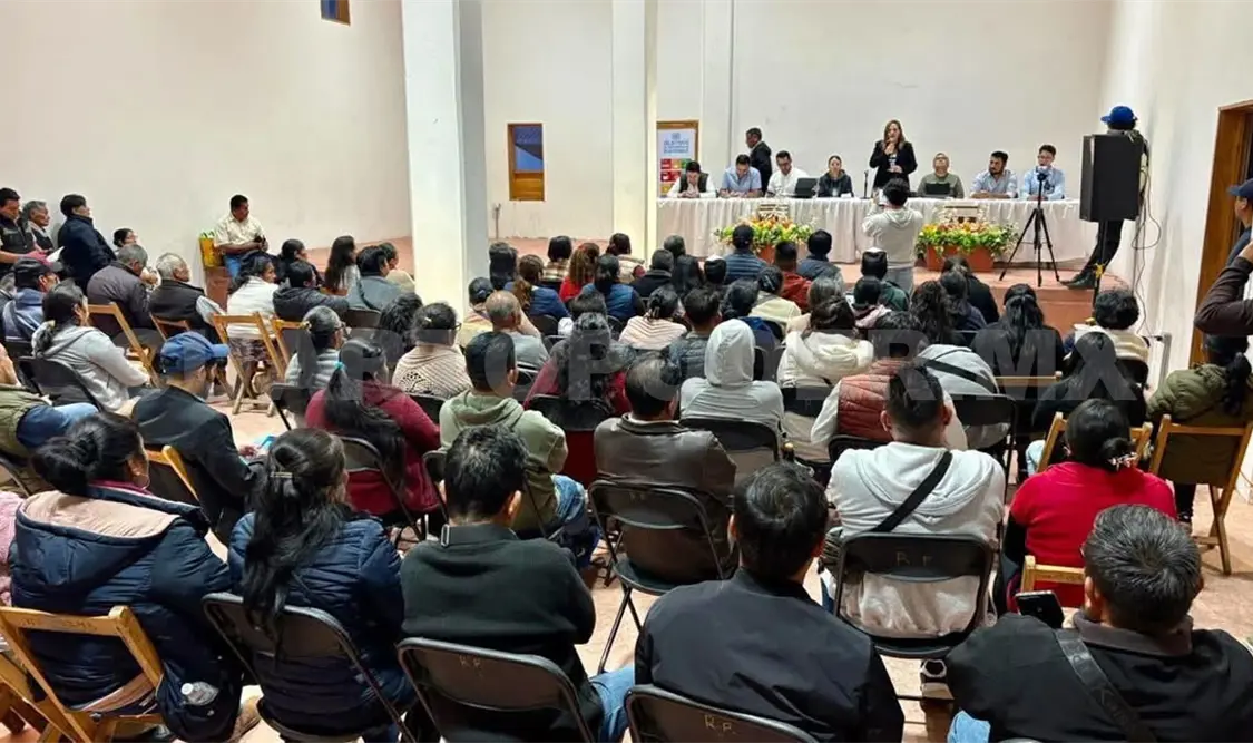 Los habitantes también pidieron transparencia sobre el plan que se desarrolla en colaboración con la UNAM. Cortesía
