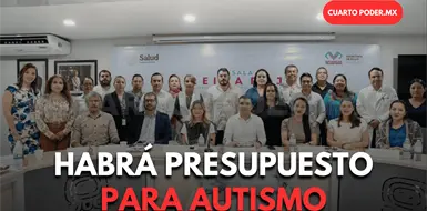 Garantizan presupuesto para autismo en 2027