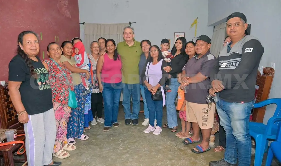 El candidato afirmó que se mantendrá muy cercano a las y los tuxtlecos. CP