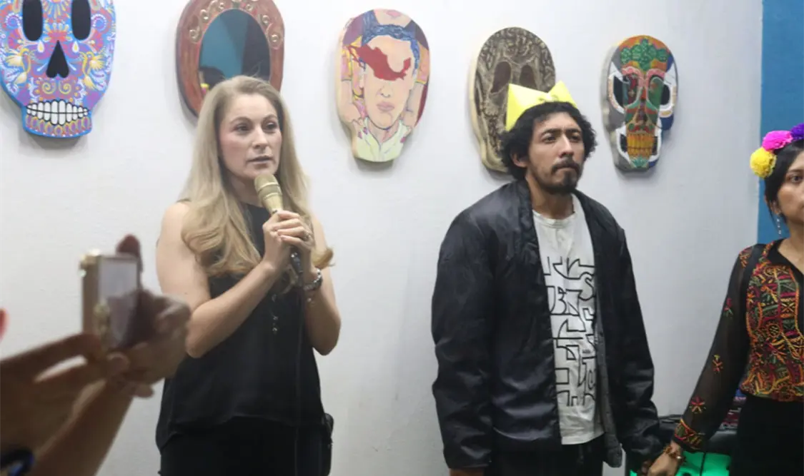 Esta es la segunda vez que se organiza el “Filotzompantli”. Cortesía