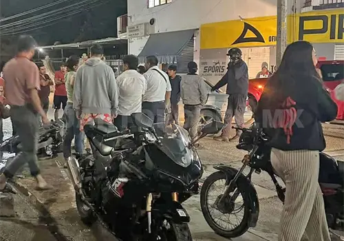 Encontronazo frente a terminal; un lesionado Encontronazo frente a terminal; un lesionado