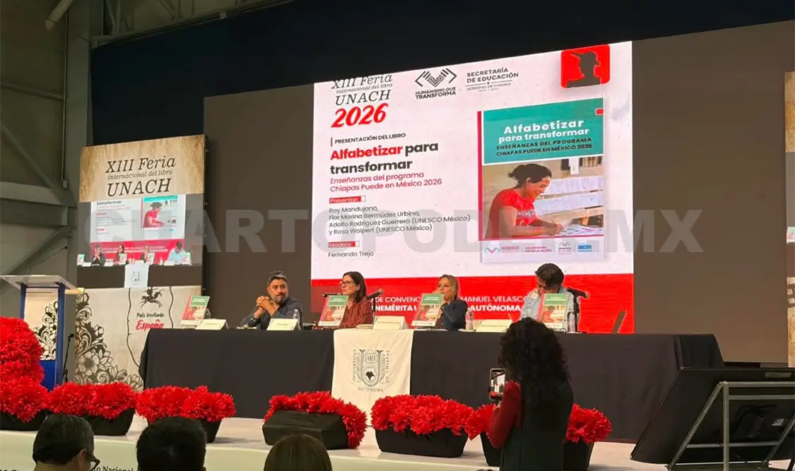 La actividad se realizó en el marco de la FIL UNACH 2026. CP