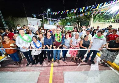 Inaugura &Aacute;ngel Torres Calles Felices en Montecristo