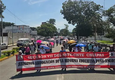 Maestros del Soconusco se manifestarán en Tuxtla Maestros del Soconusco se manifestarán en Tuxtla