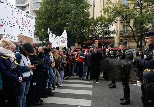 Miles protestan en Francia, Italia, Espa&ntilde;a y Portugal