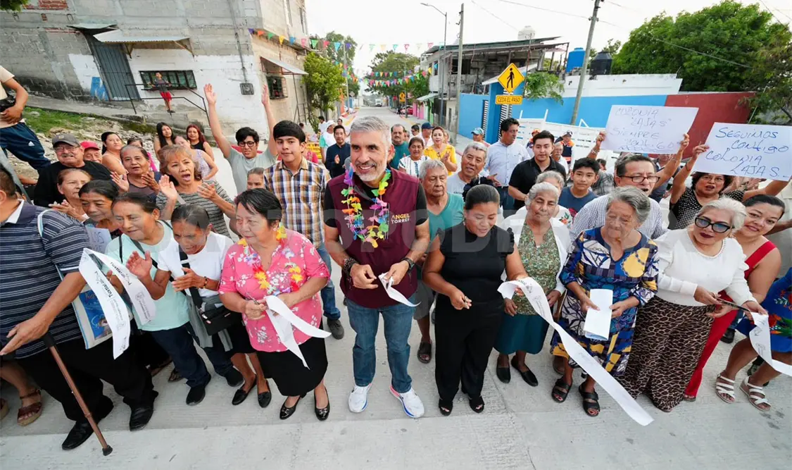 Pavimentaron la calle 7 para mejorar la movilidad, seguridad y calidad de vida de las familias. Cortesía
